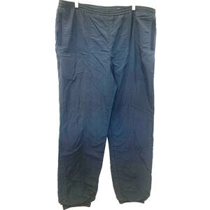 Vintage Christian Dior Monsieur Track Pants Large Blue Windbreaker Nylon Lined